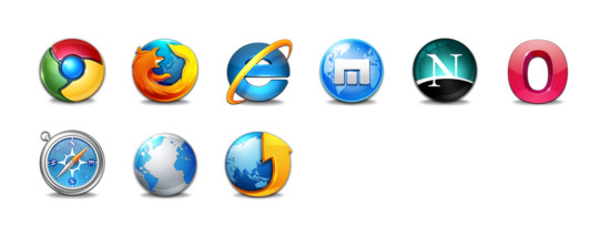 Internet & Web Icons Free Downloads